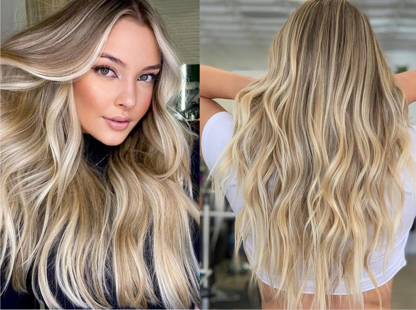 Kiểu nhuộm balayage vàng be